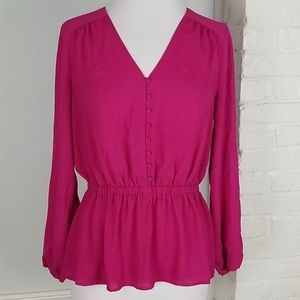 Smocked Pink Blouse